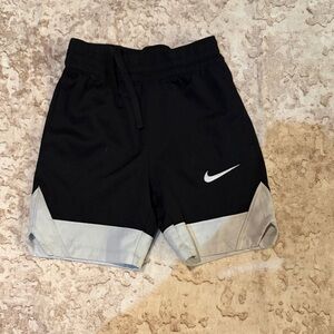 Nike Black and Light Gray Shorts